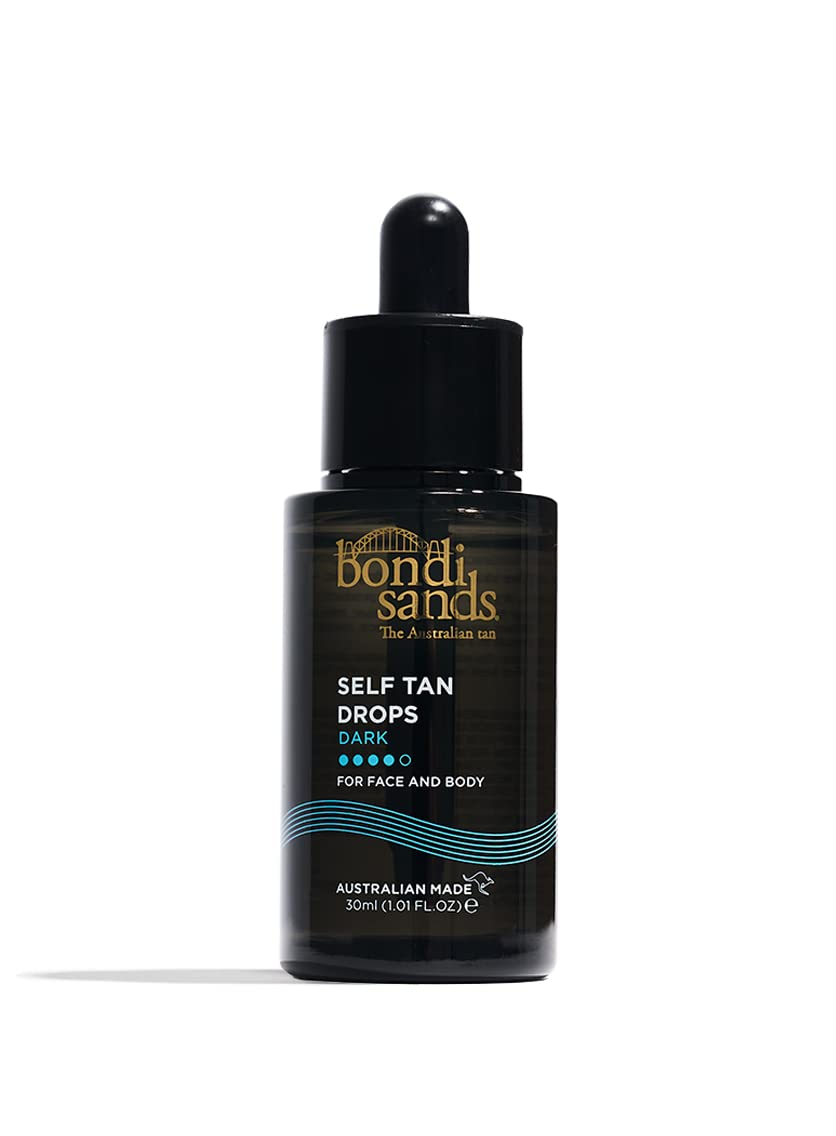 Bondi Sands gouttes auto-bronzantes foncées - bouteille prête pour un bronze personnalisé.