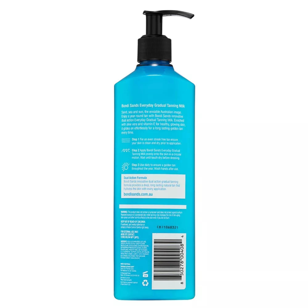 Bondi Sands Lait Graduel – peau plus lisse et lumineuse.