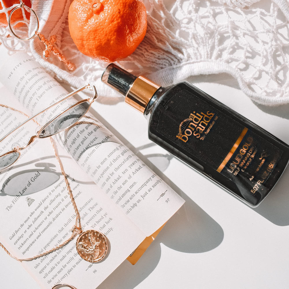 Bondi Sands Liquid Gold huile d’argan nourrissante qui adoucit la peau.