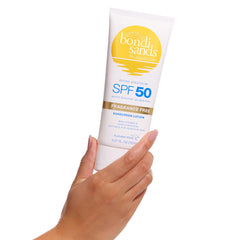 Bondi Sands Protection solaire SPF50 à large spectre, protège UVA/UVB.