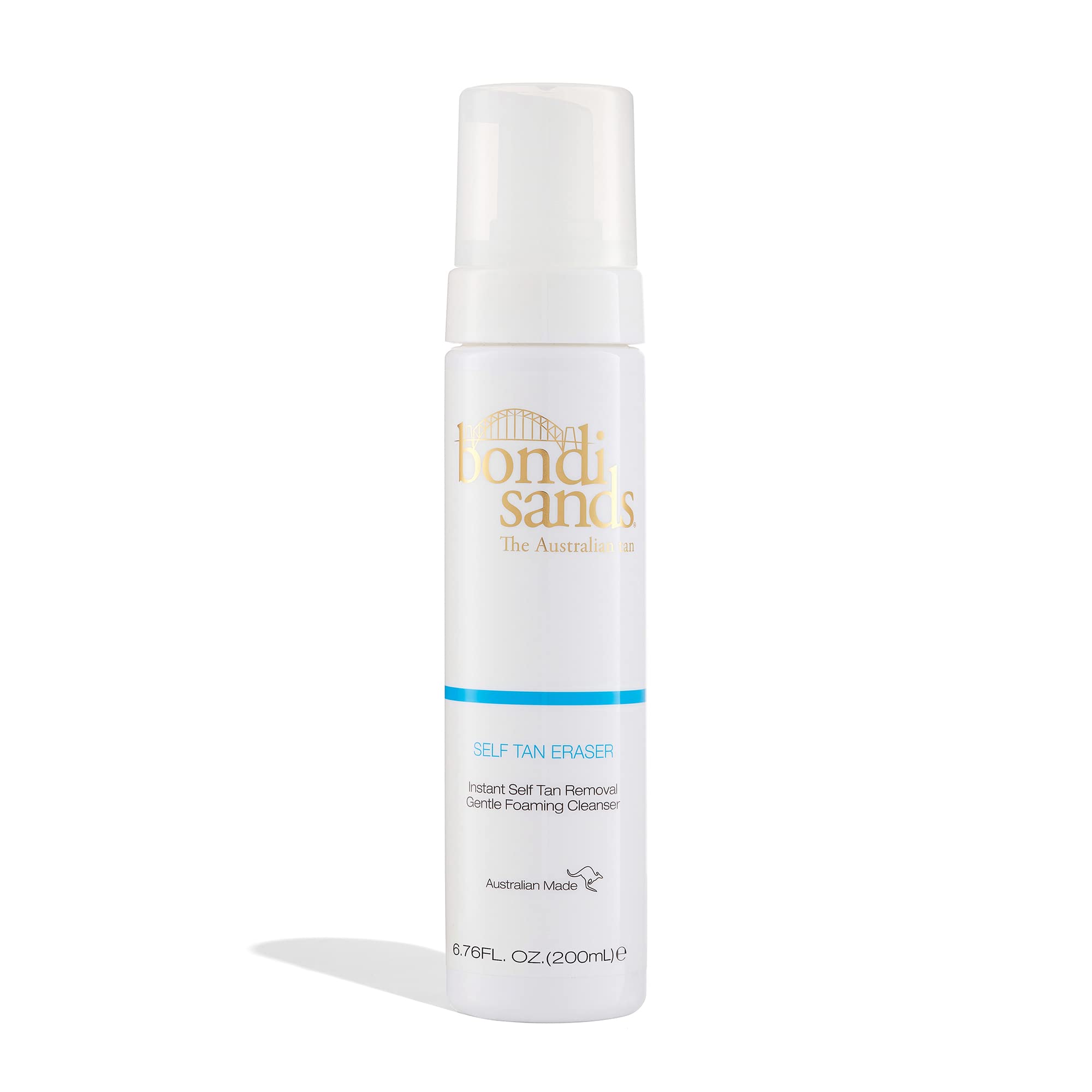 Bondi Sands Self Tan Eraser – bouteille visible, nettoyage facile de l’autobronzant.