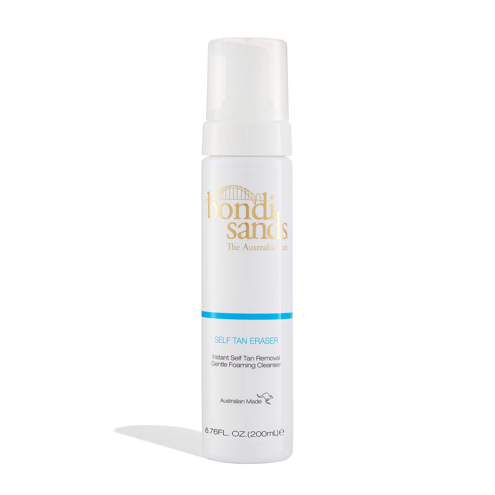 Bondi Sands Self Tan Eraser – bouteille visible, nettoyage facile de l’autobronzant.