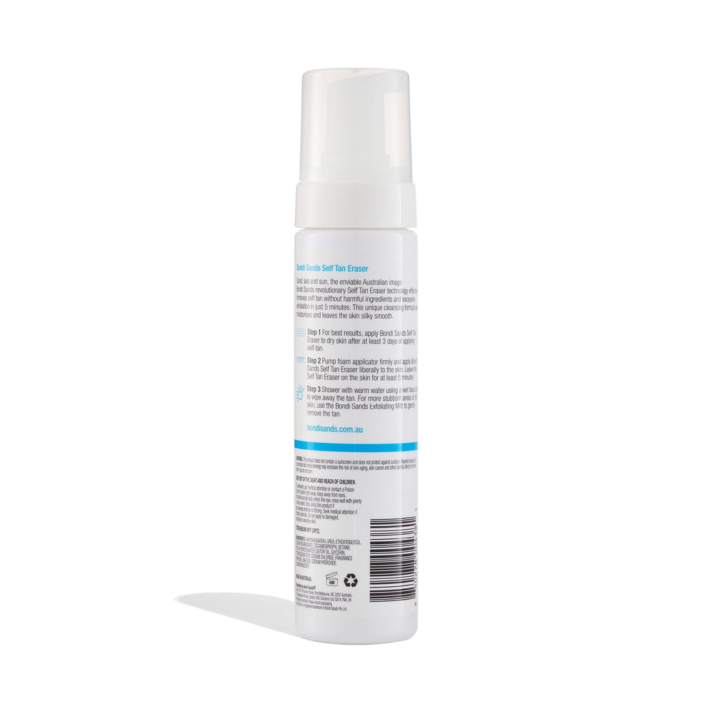Bondi Sands Self Tan Eraser – utilisation rapide et efficace sur peau.
