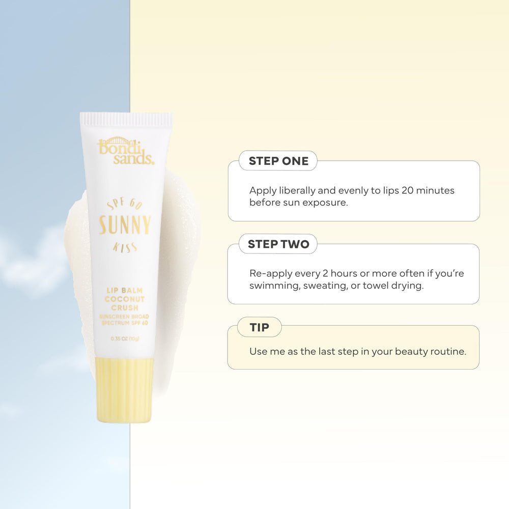 Bondi Sands Sunny Kiss SPF 60 protection durable pour les lèvres sensibles