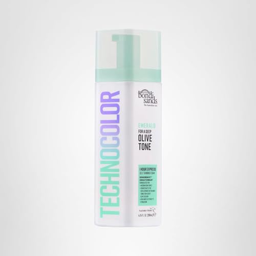 Bondi Sands Technocolor Emerald teinte finale: résultat visuel net après application.