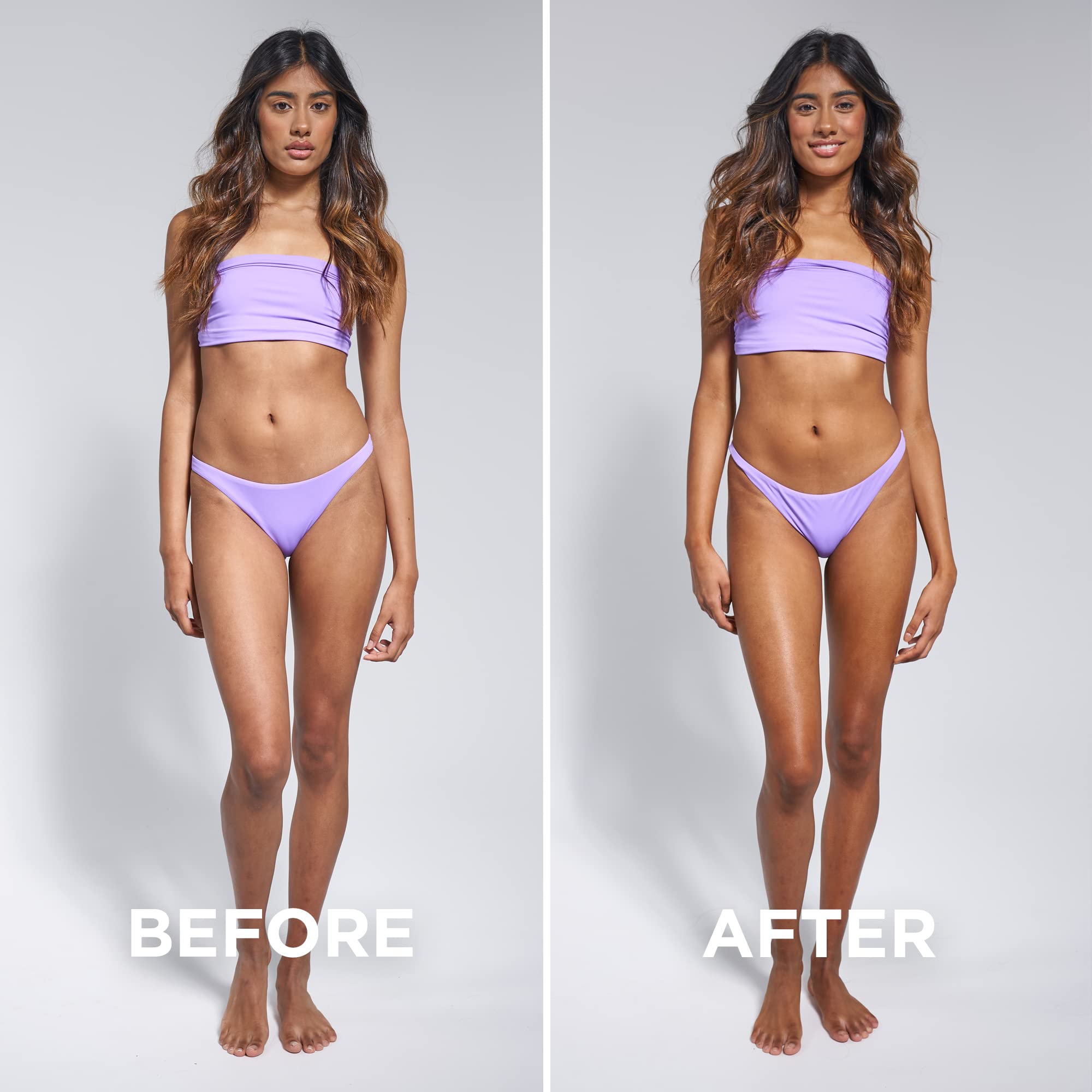 Bondi Sands Technocolor Magenta – texture mousse légère avec couleur guide rouge-violet.