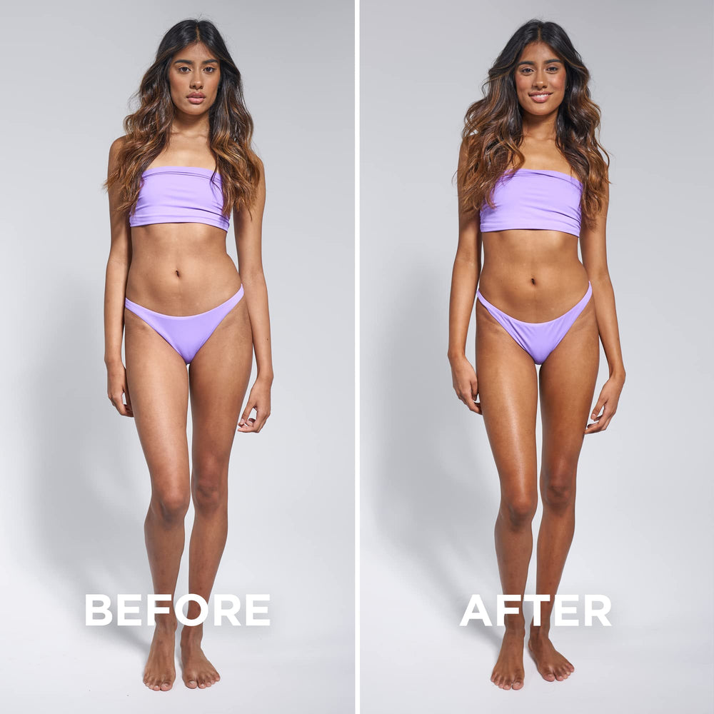 Bondi Sands Technocolor Magenta – texture mousse légère avec couleur guide rouge-violet.