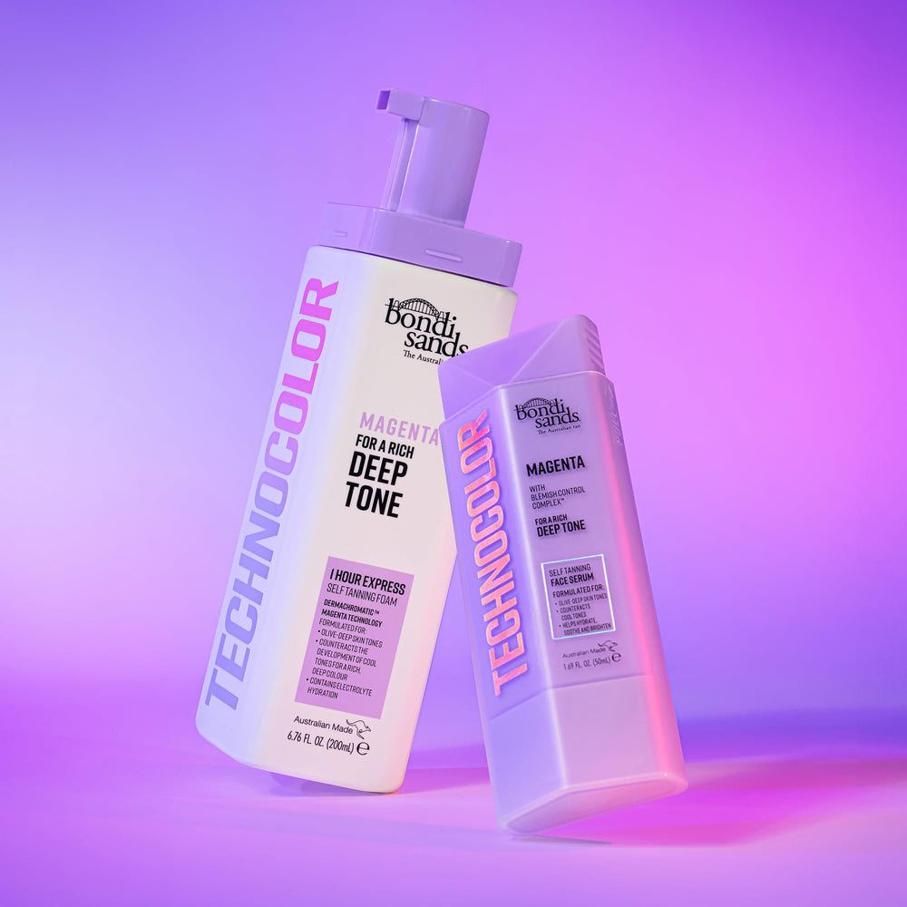 Bondi Sands Technocolor – parfum neutre, idéal pour les routines quotidiennes.