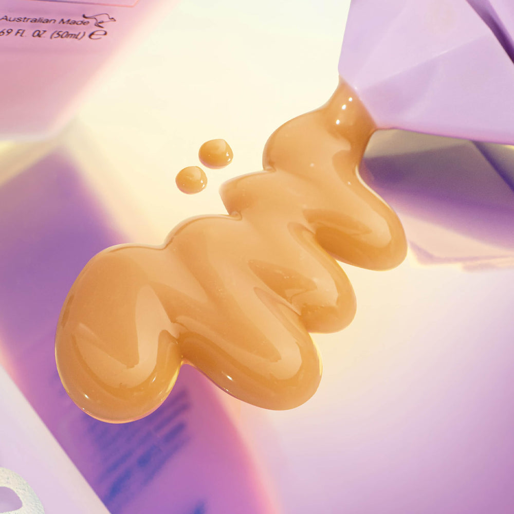 Bondi Sands Technocolor – teint naturel et lumineux après application.