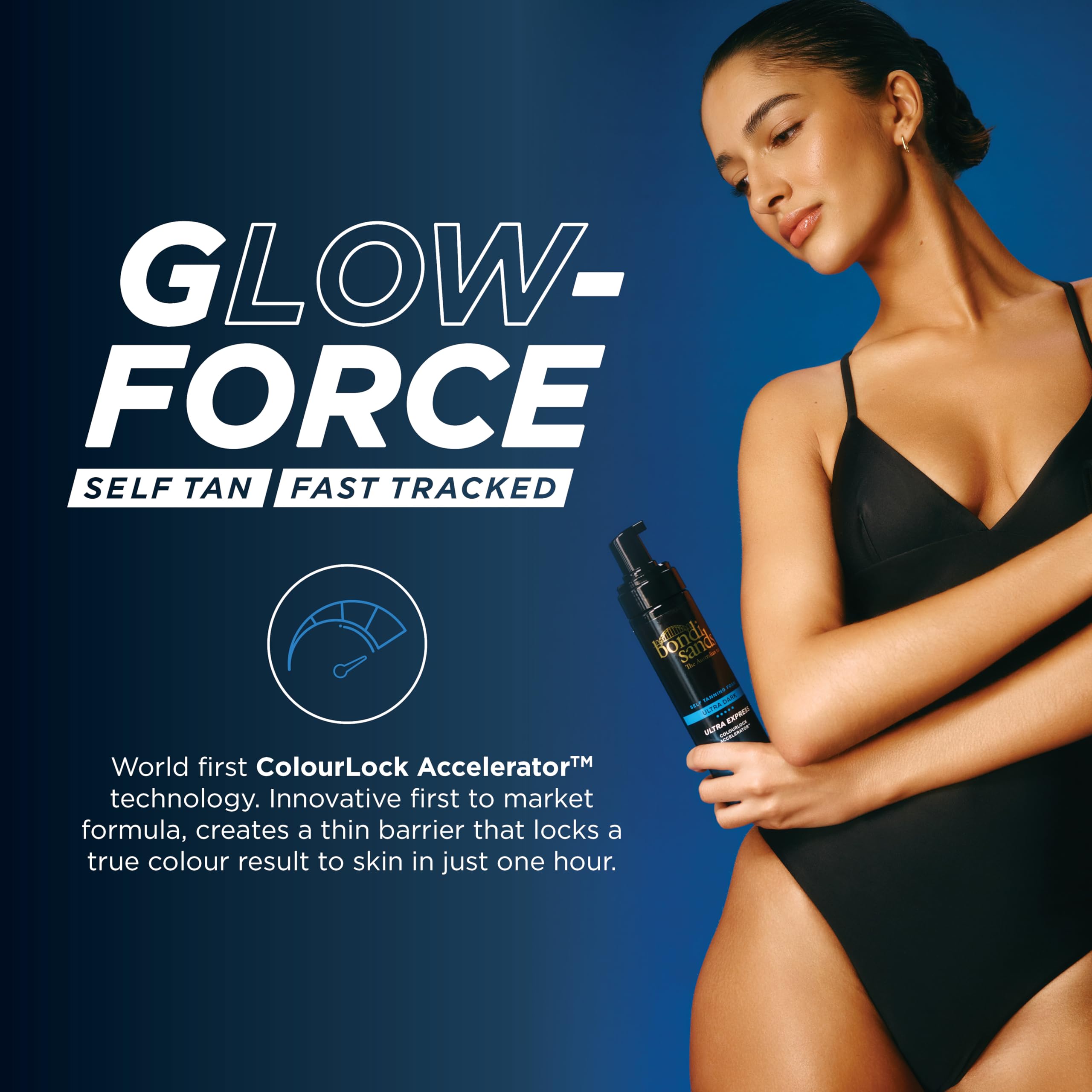 Bondi Sands Ultra Express Mousse Autobronzante – formule sans parfum pour une expérience agréable.