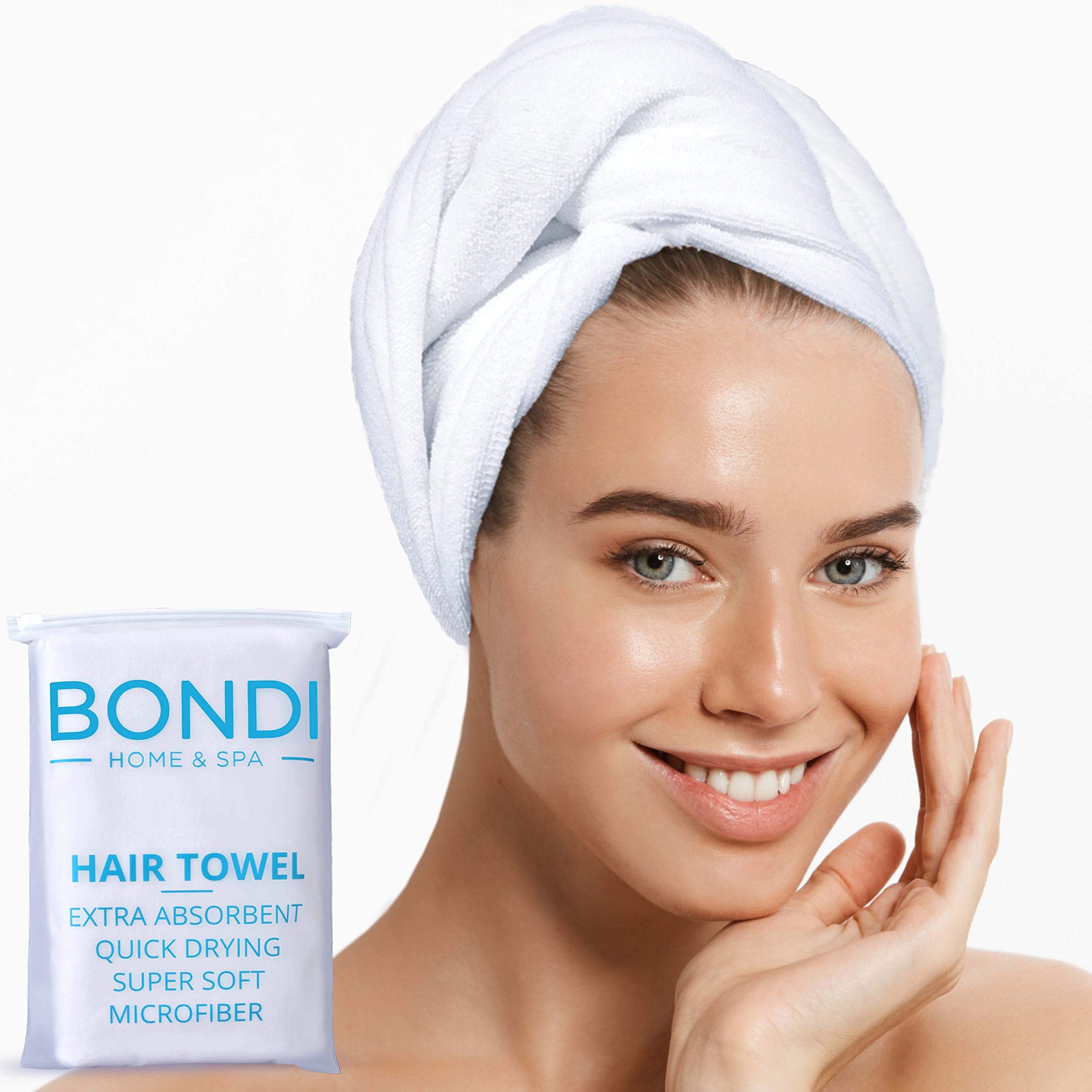 Bondi SPA absorption élevée – capte l’eau rapidement et réduit l’utilisation du sèche-cheveux.