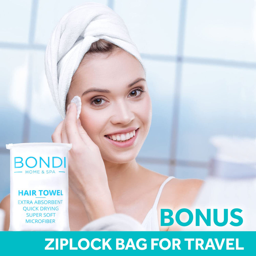 Bondi SPA sac Ziplock étanche – pratique en voyage pour garder la serviette sèche.