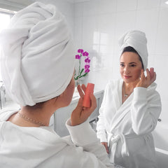 Bondi SPA serviette cheveux microfibre – séchage rapide et doux pour tous types de cheveux.
