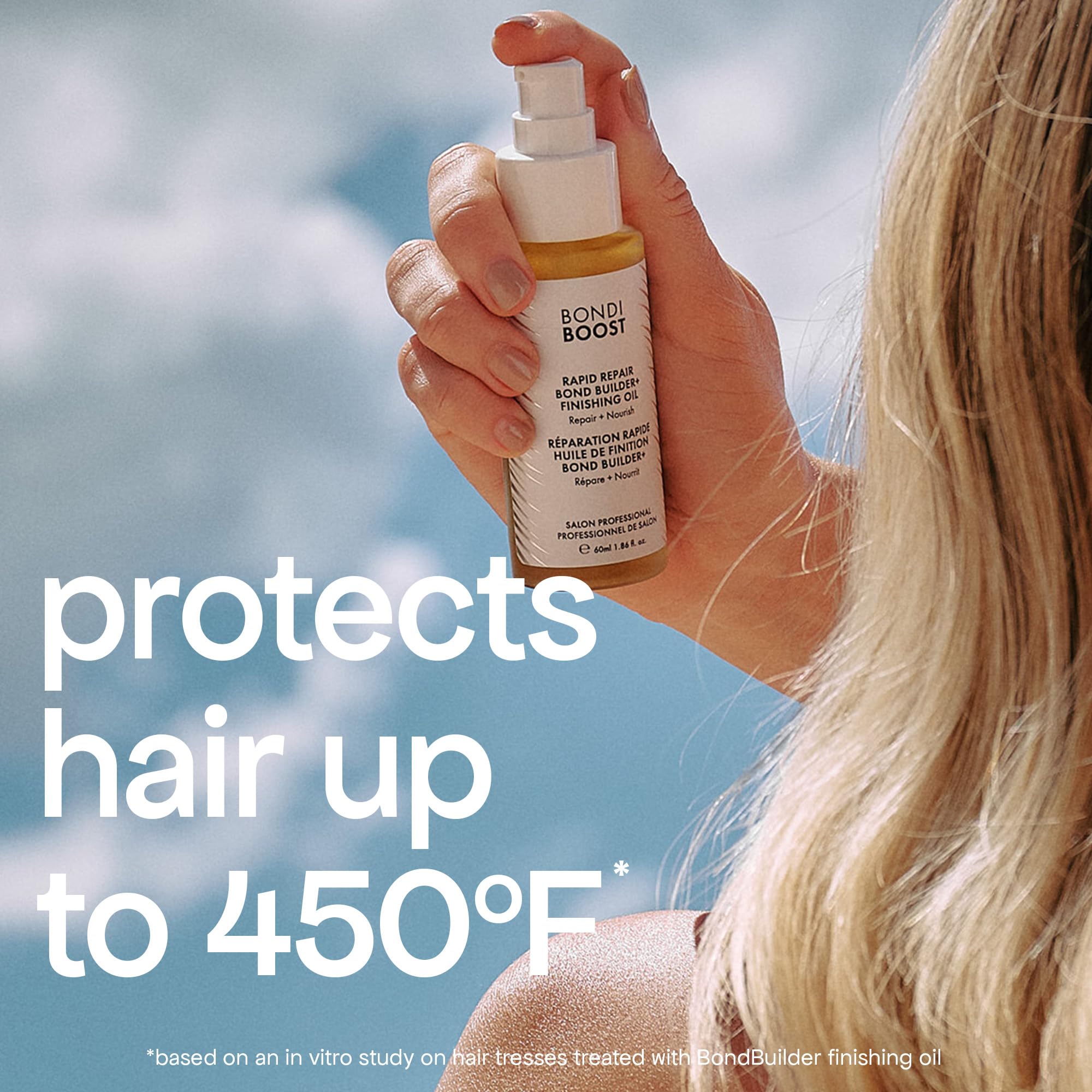 Produit sans silicone, adapté à tous les types de cheveux.