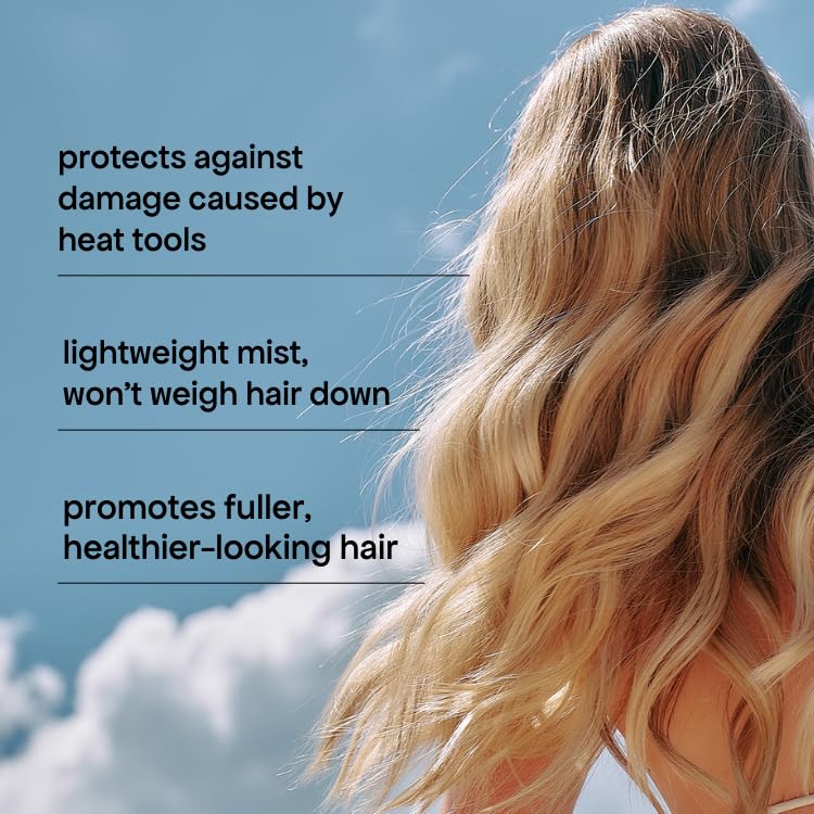 BONDIBOOST brume légère protection chaleur cheveux, brillance accrue