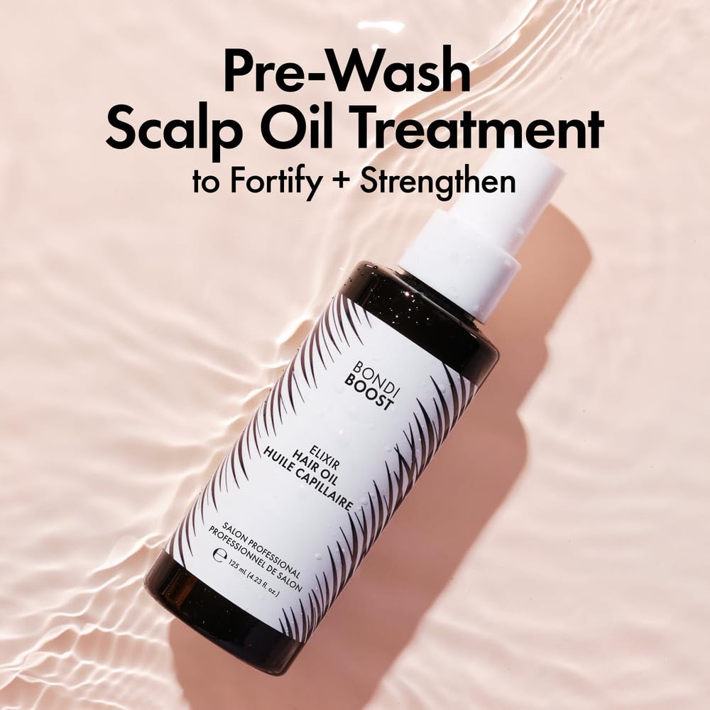 BondiBoost Elixir Hair Oil — texture légère qui n’alourdit pas