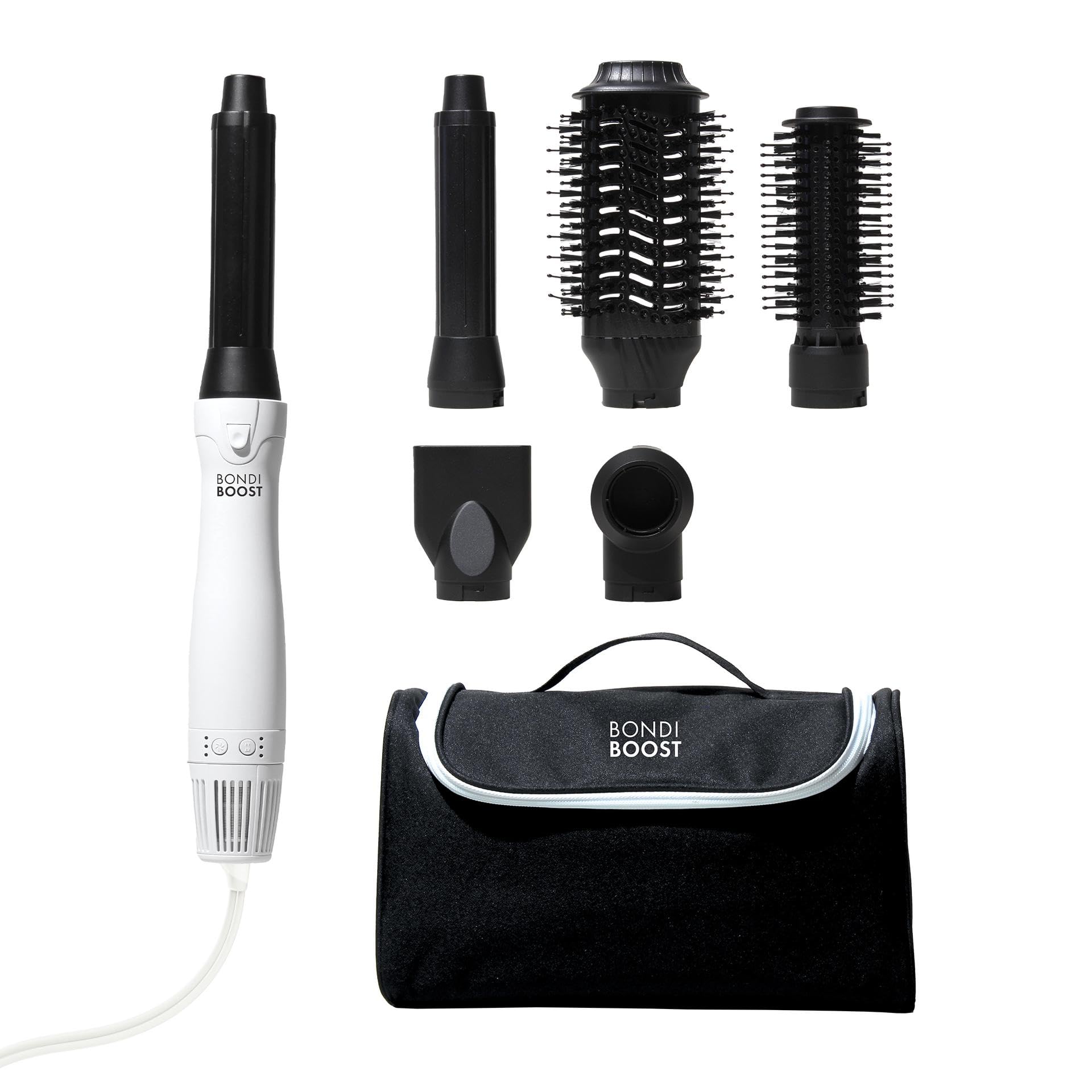 BONDIBOOST Everlast: vue d’ensemble du système 6-en-1 pour séchage et coiffage polyvalent.