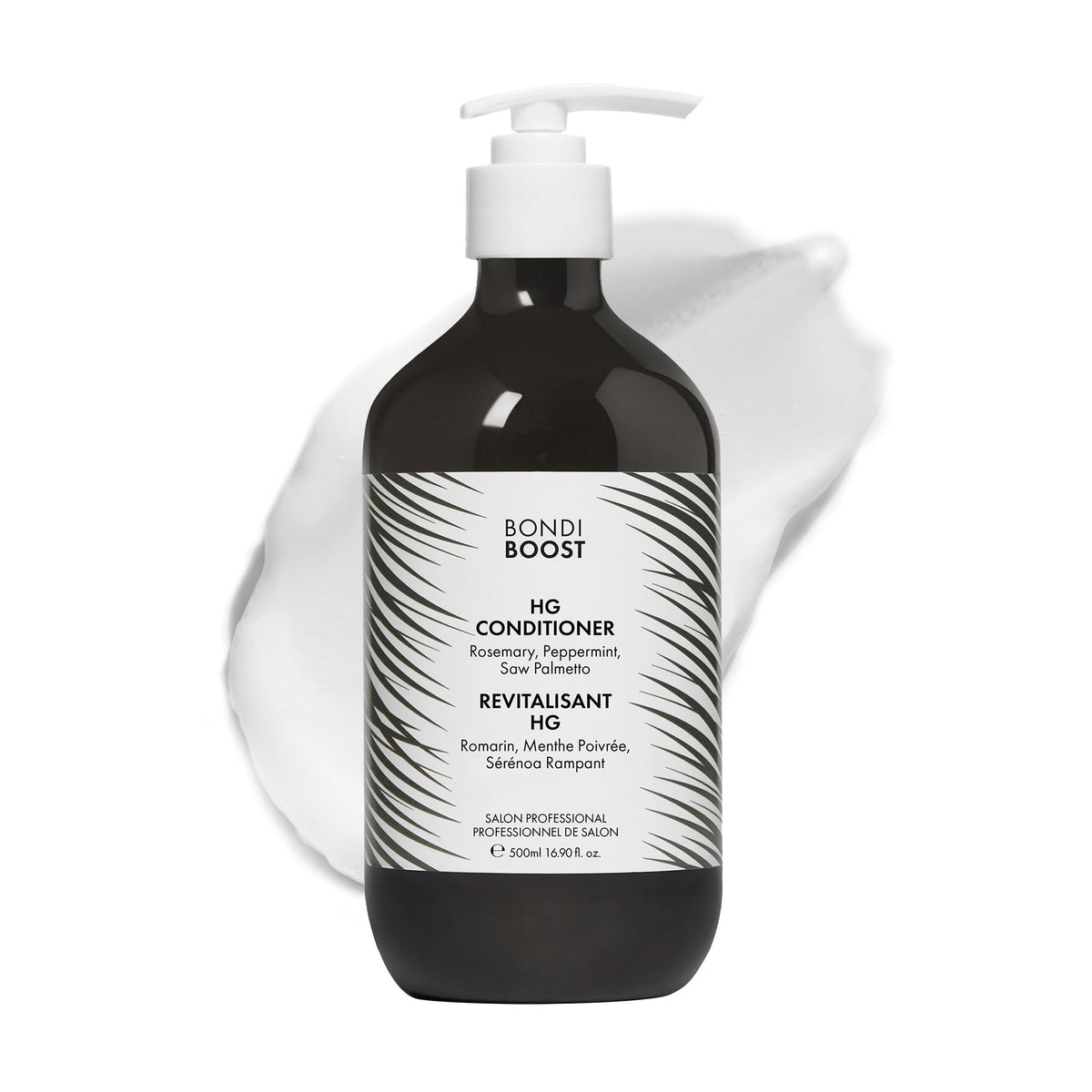 BONDIBOOST HG après-shampooing: bouteille élégante et hydratation nourrissante pour cheveux soyeux