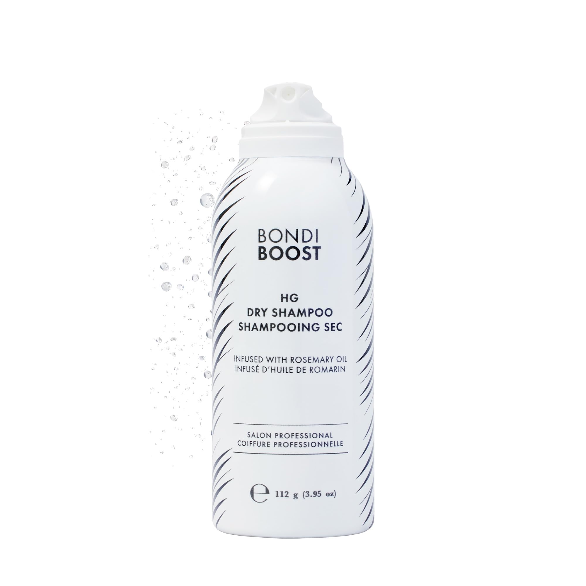 BONDIBOOST HG Shampooing Sec : bouteille prête pour rafraîchir les racines sans eau.