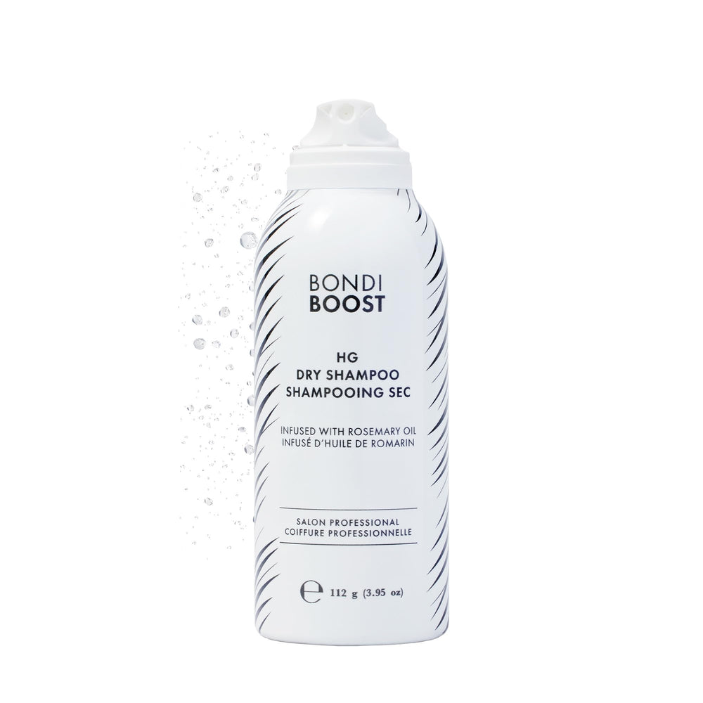 BONDIBOOST HG Shampooing Sec : bouteille prête pour rafraîchir les racines sans eau.