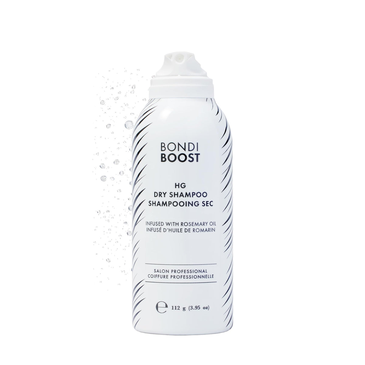 BONDIBOOST HG Shampooing Sec : bouteille prête pour rafraîchir les racines sans eau.