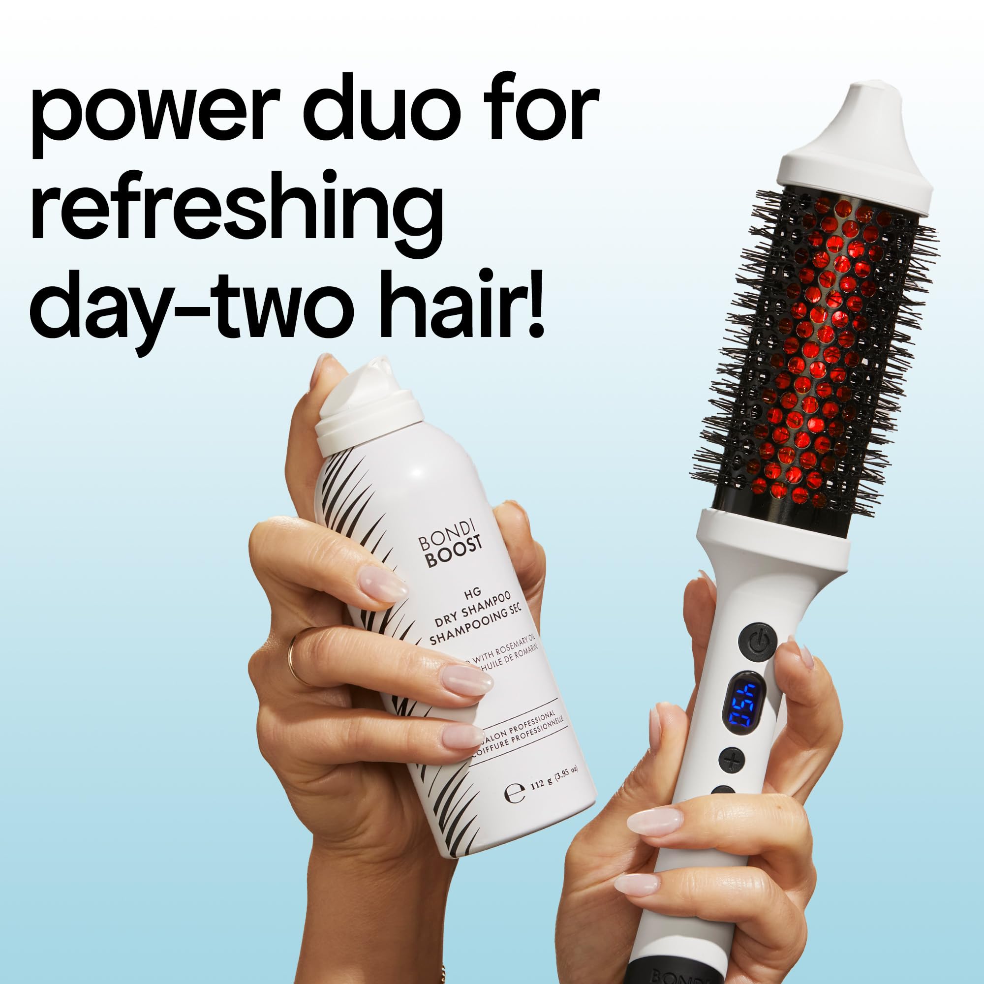 BONDIBOOST HG Shampooing Sec : volume instantané et cheveux plus vivants.