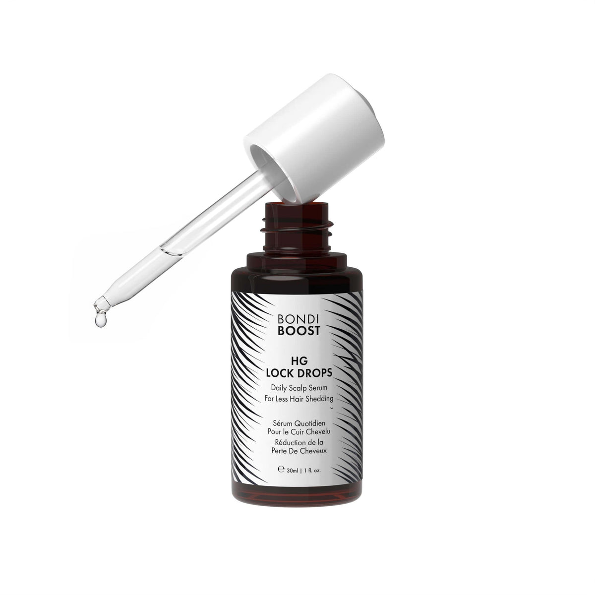 BondiBoost HG Lock Drops – bouteille et texture légère, soin non gras