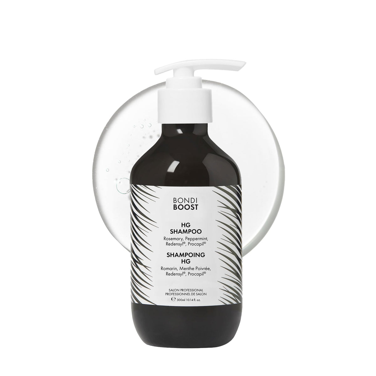 BondiBoost HG Shampoing bouteille pompe, facilité d'utilisation pour cheveux plus épais