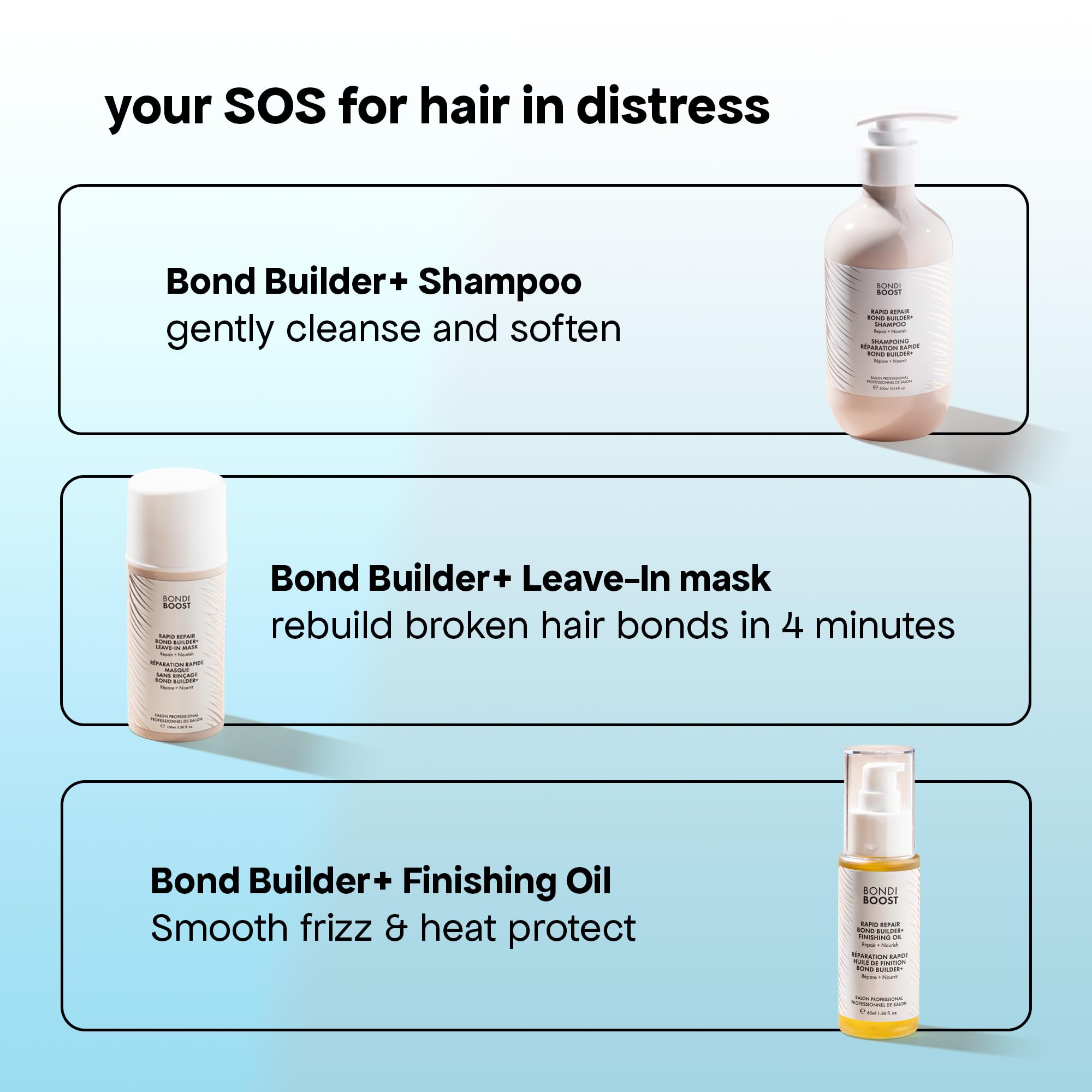 BondiBoost noix Queensland nourrissante hydrate et renforce les fibres capillaires.