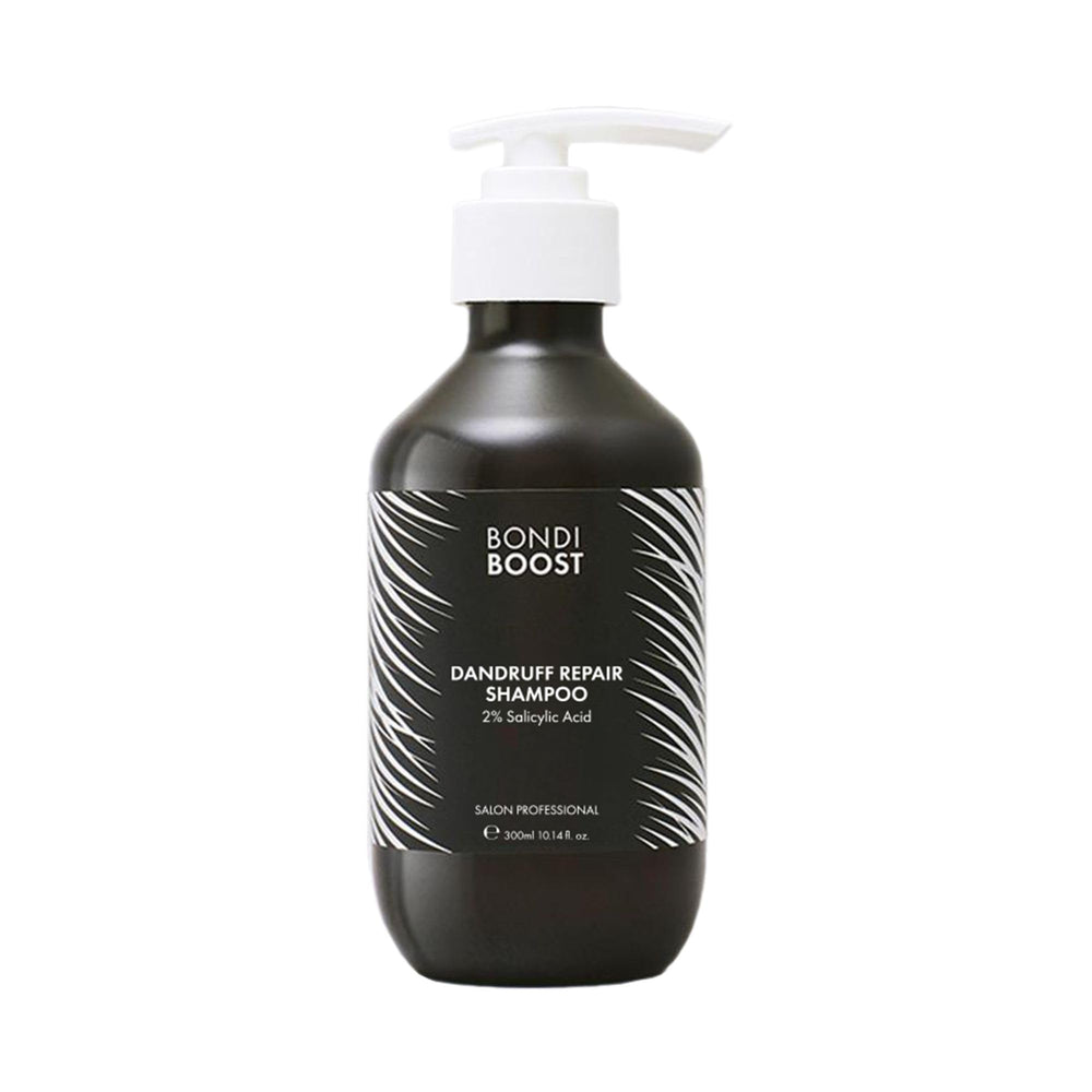 Bondiboost shampoing anti-poudrage : bouteille élégante et hydratation ciblée pour le cuir chevelu
