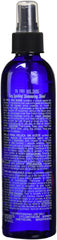 Bonfi Natural Wig Shine Spray application shows easy, even distribution on dull dry hair.
