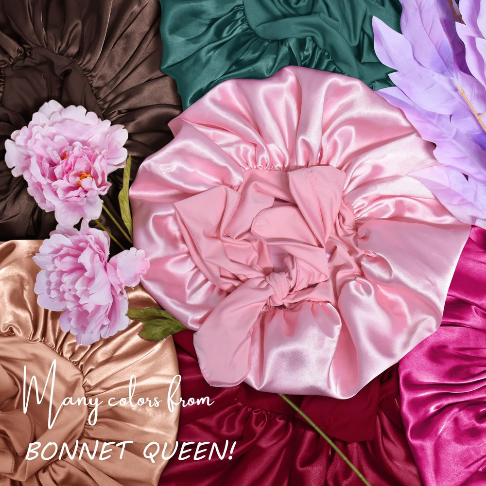 BONNET QUEEN utilisations quotidiennes: sommeil, maquillage et sport.