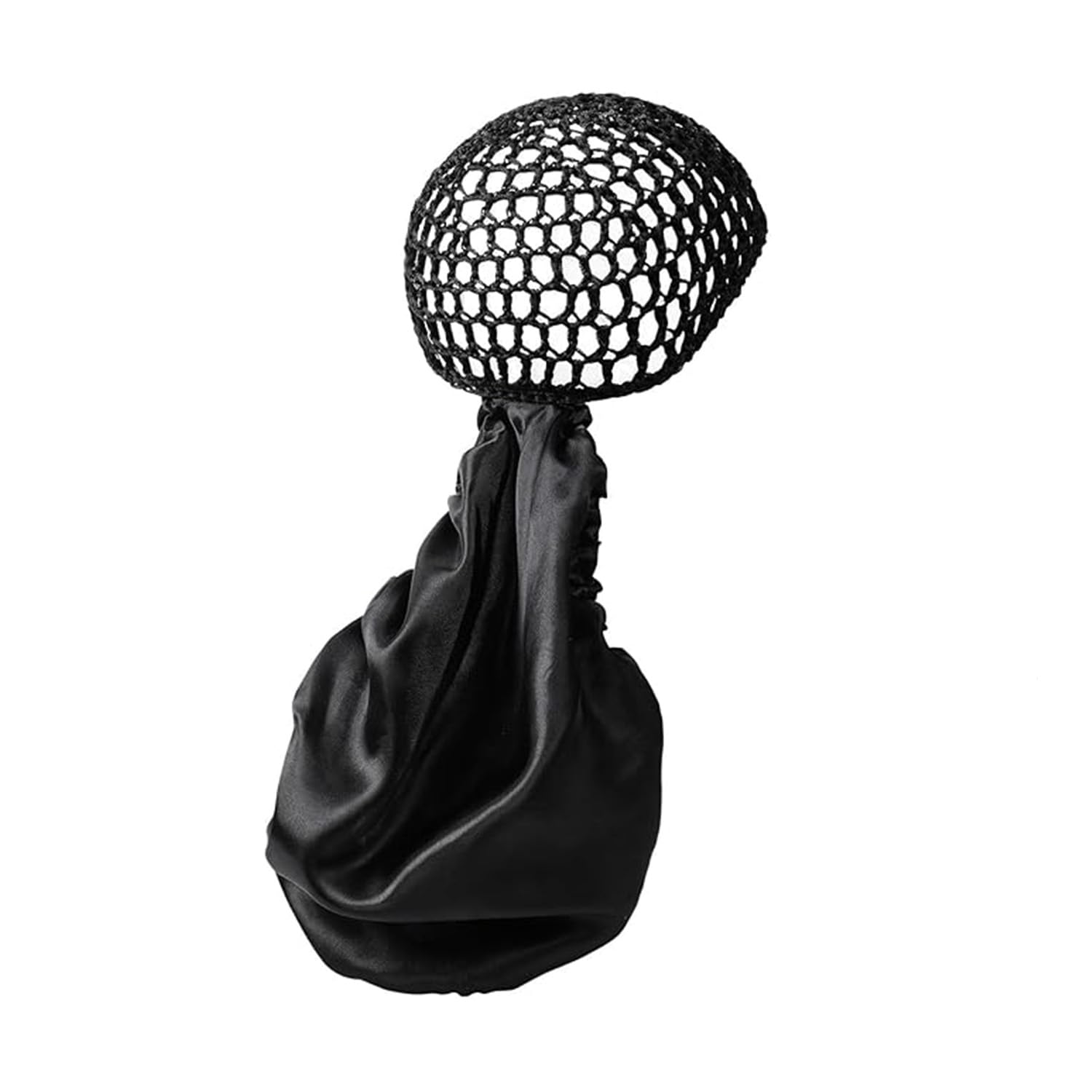 Bonnet-wrap 2-en-1 wrap protège les cheveux au repos.