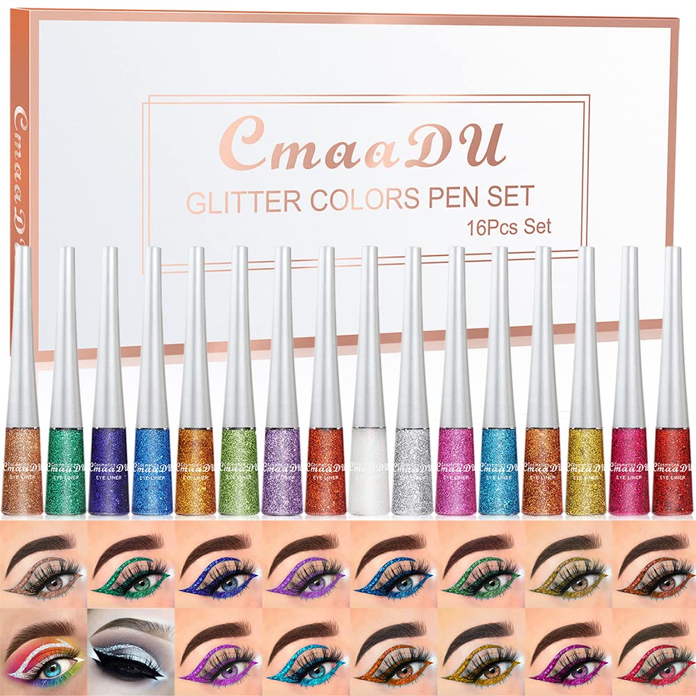Ensemble BONNIE CHOICE 16 couleurs scintillantes pour des looks variés.