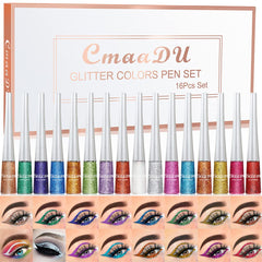 Ensemble BONNIE CHOICE 16 couleurs scintillantes pour des looks variés.