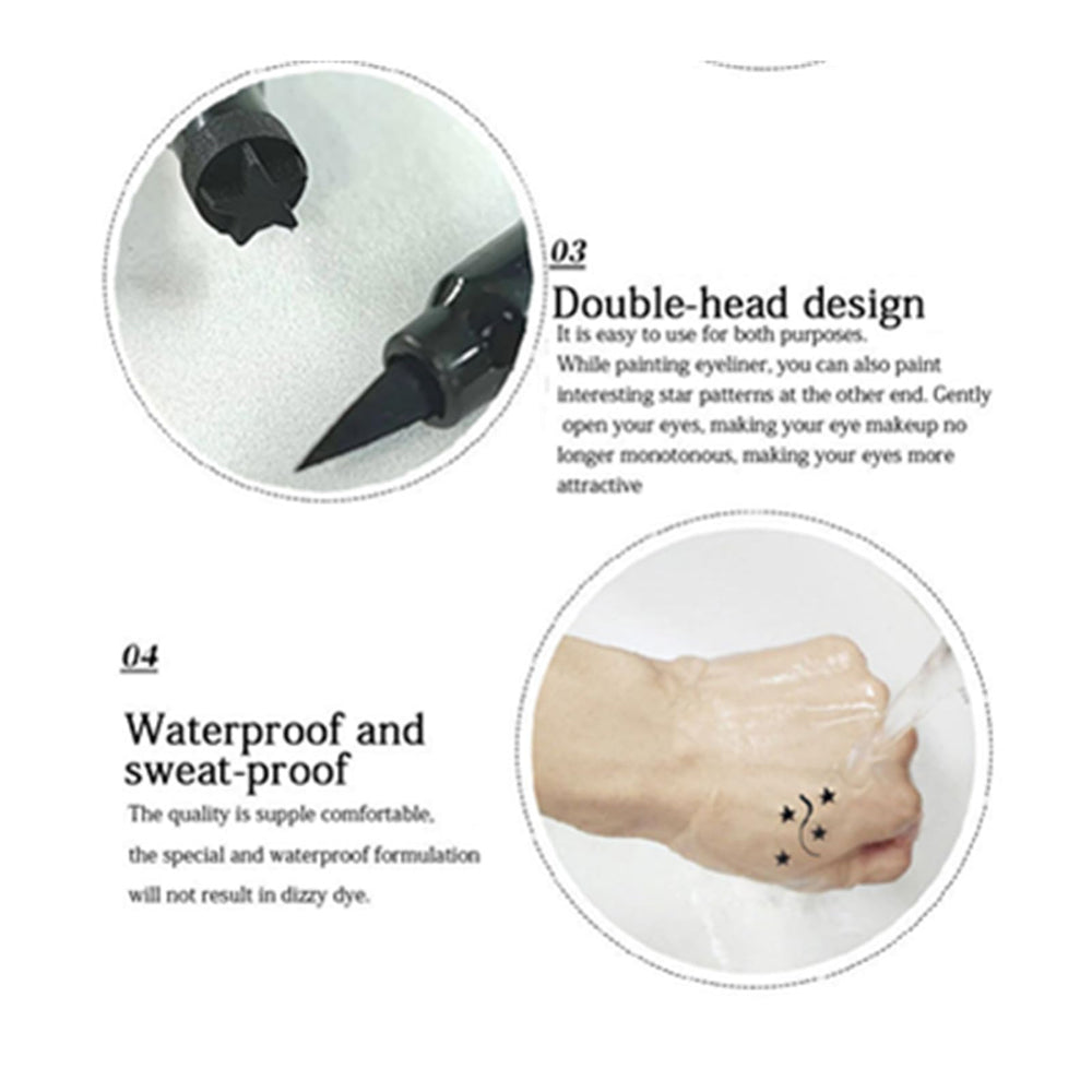 Bonnie Choice stamp cône: forme graphique qui accentue le trait.
