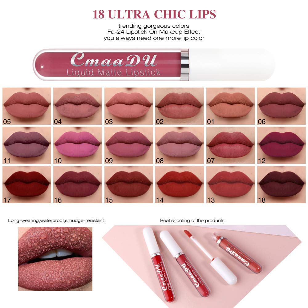 BONNIE CHOICE true blue red matte lipstick for bold evenings