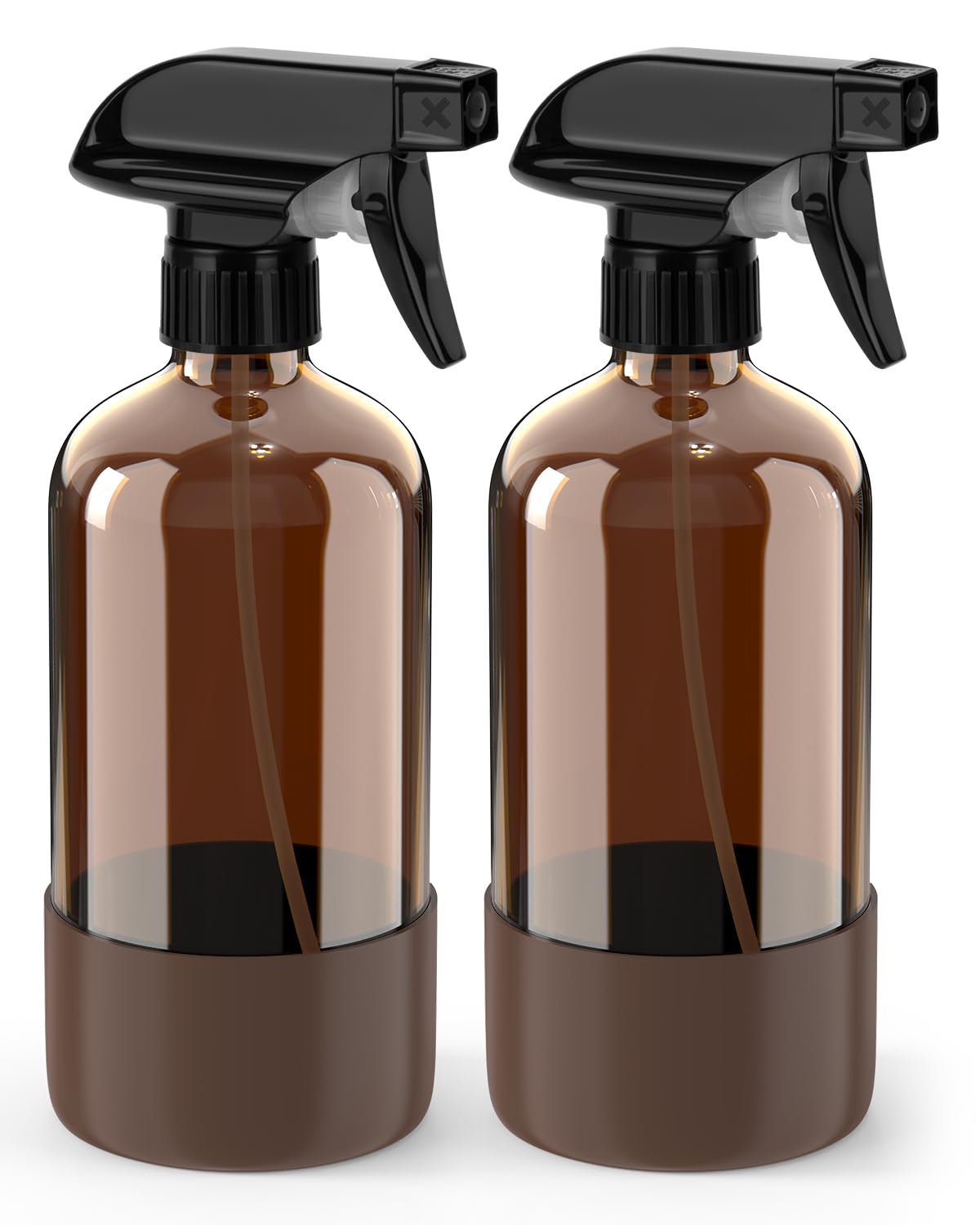 Bontip bouteille pulvérisateur ambre 16 oz avec protection UV.