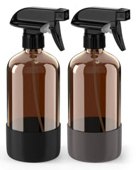 Bontip bouteille en verre ambré avec protection UV; idéale pour huiles essentielles et solutions.