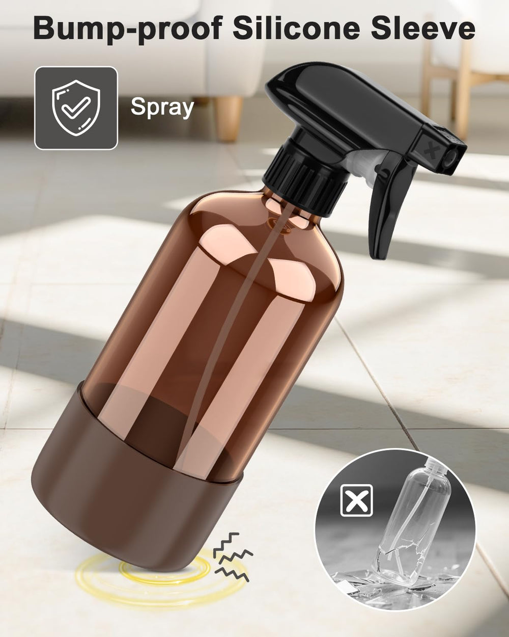 Capacité 473 ml du flacon Bontip pour un usage quotidien pratique.