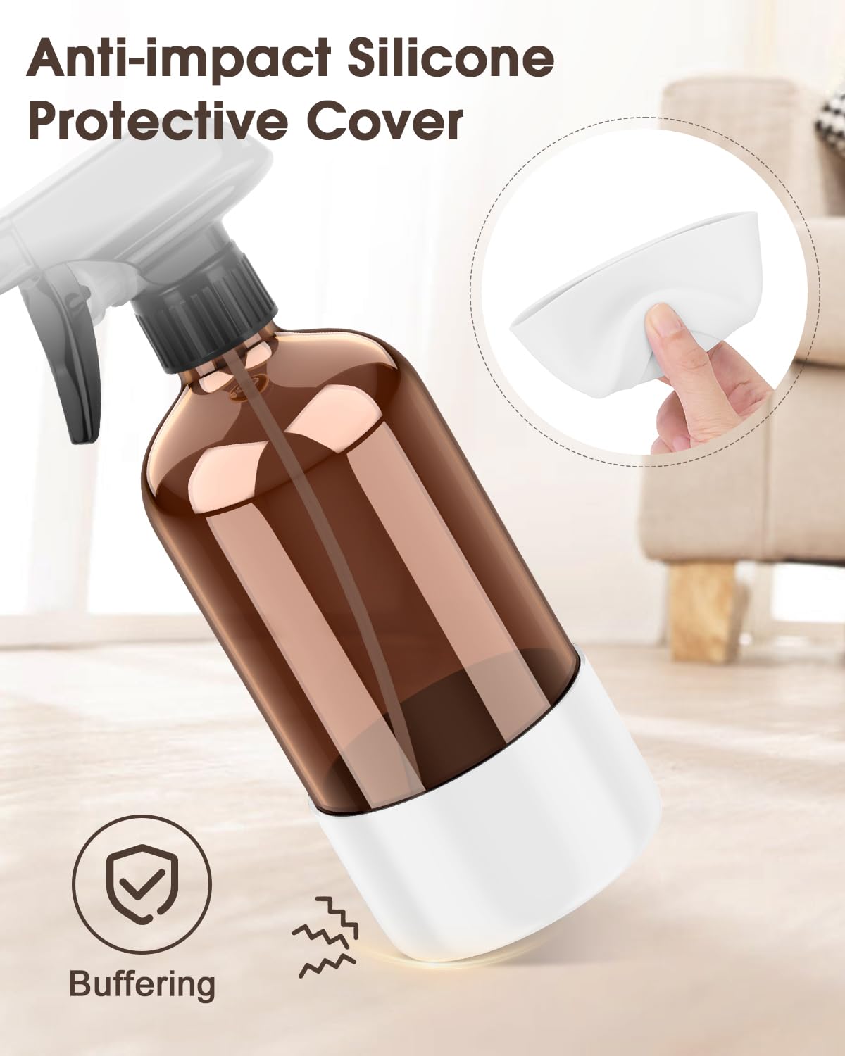 Bontip ensemble deux bouteilles 16oz pour usage domestique et pro.