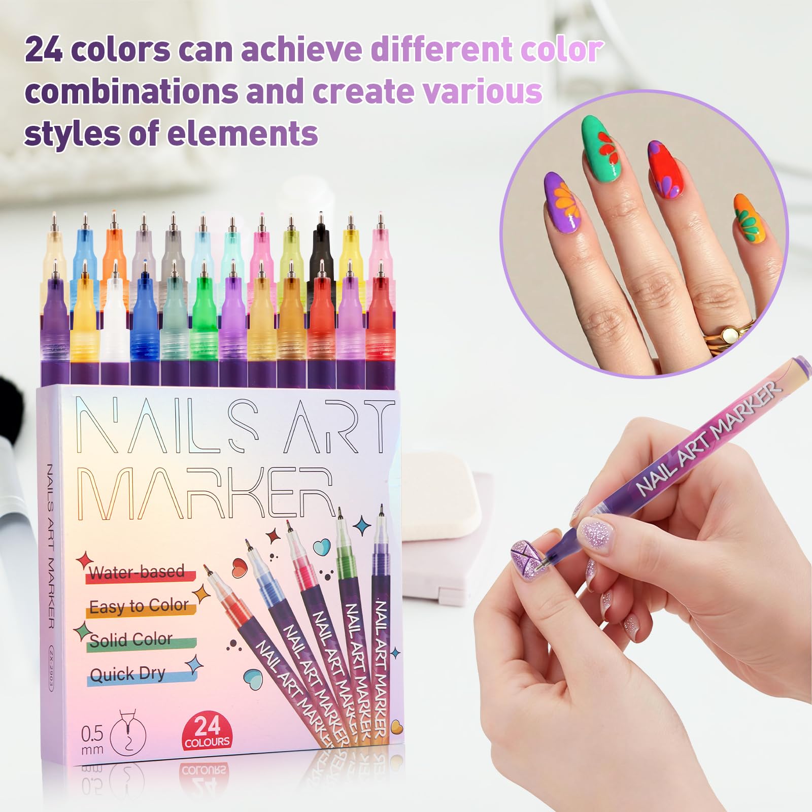 BONTOP compatible avec ongles naturels, gels et acryliques.
