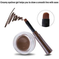 Boobeen Eyeliner Gel Brun – pigment riche et tenue longue durée