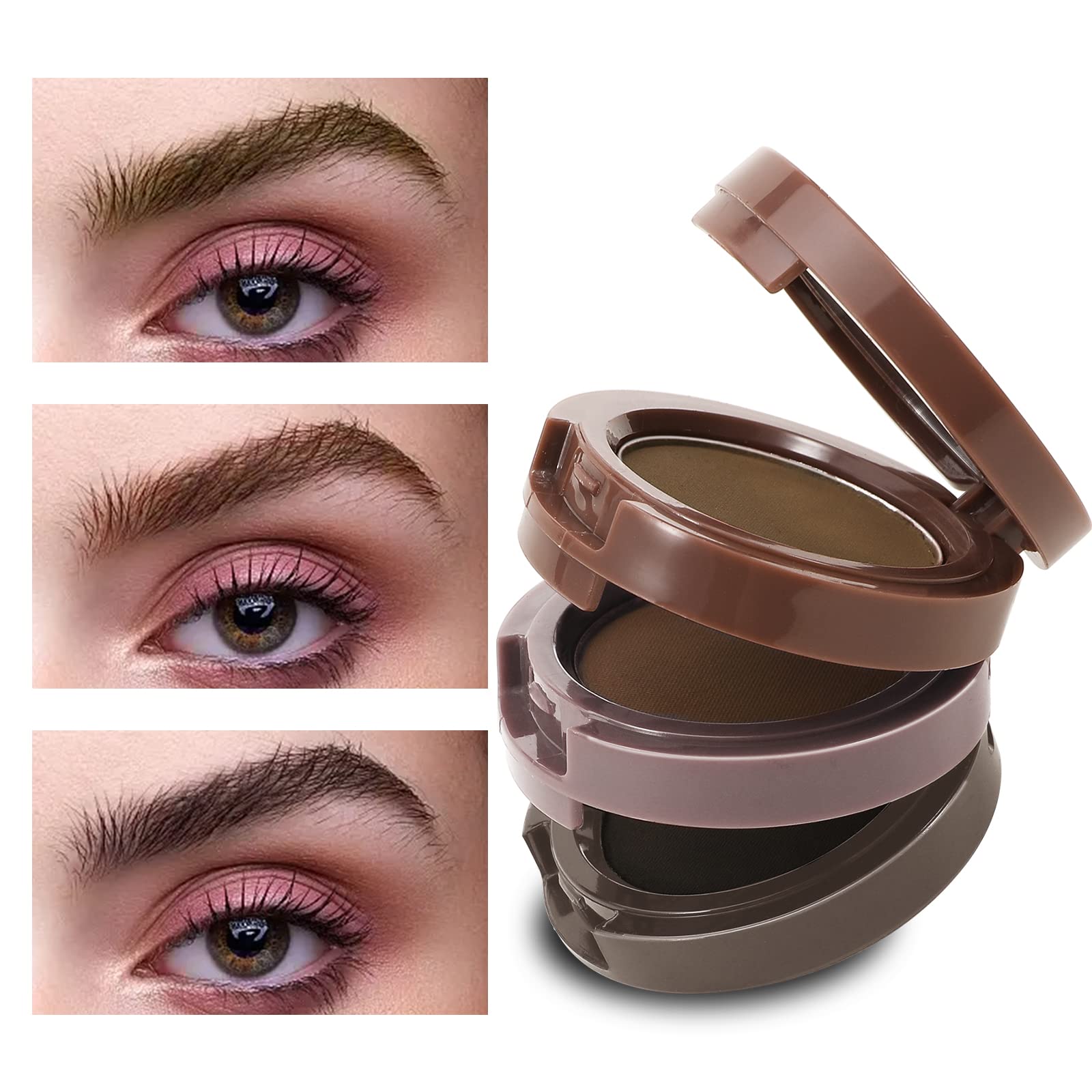 Boobeen poudre sourcils teinte 01-03, application fine et précise.