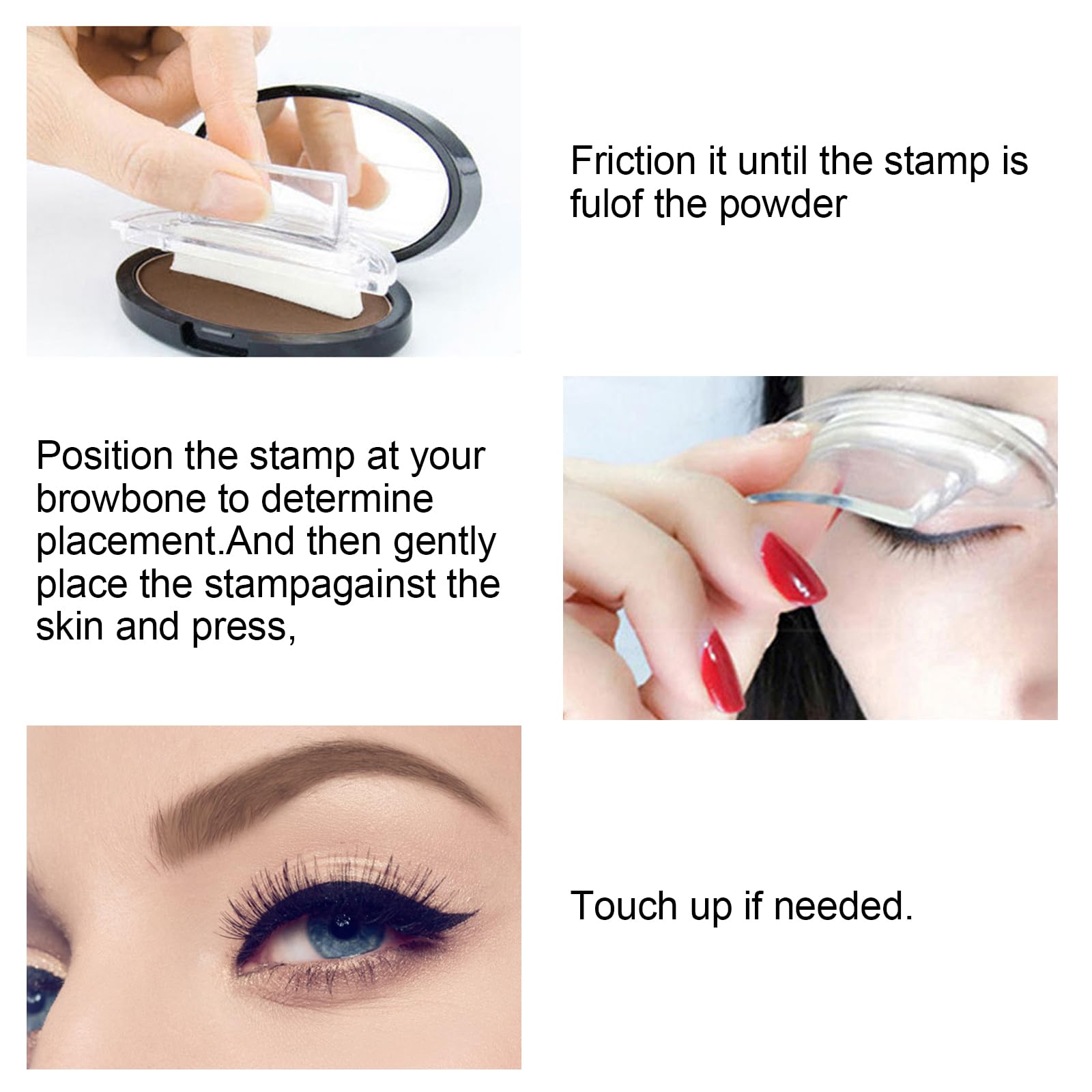Boobeen Sourcils Etanche : résiste à la transpiration pour la journée