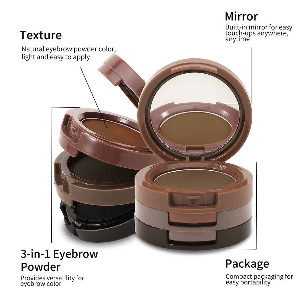 Boobeen poudre sourcils résistante à l'eau et tenue durable.