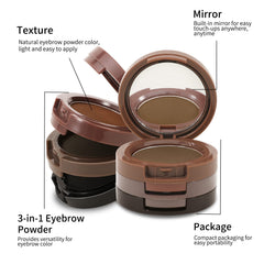 Boobeen poudre sourcils résistante à l'eau et tenue durable.