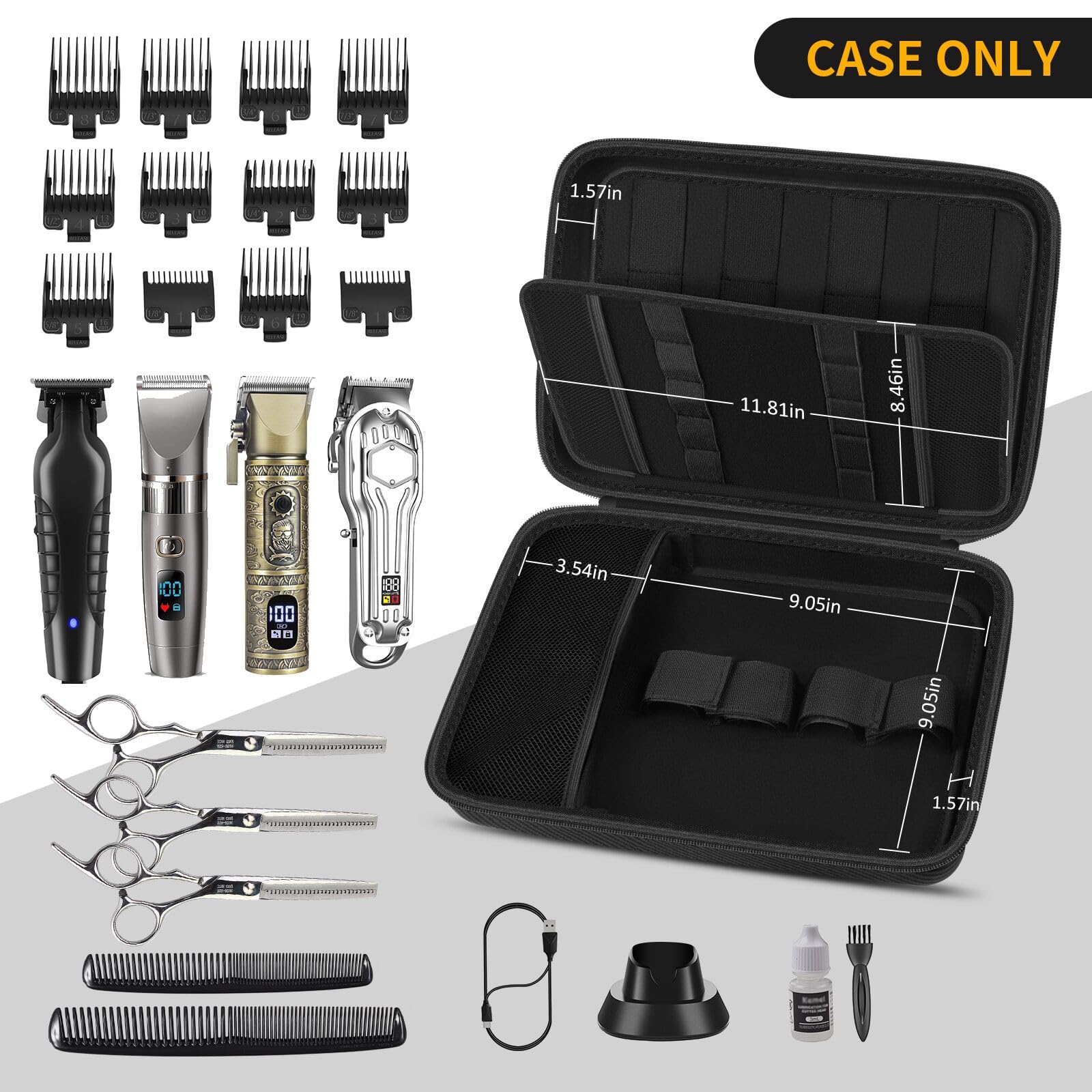 Boobowl rangement-accessoires-barberie, organisation claire des outils.