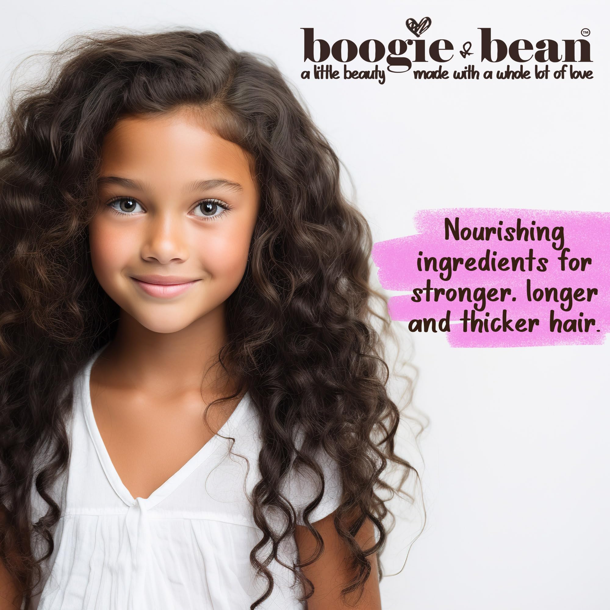 Boogie and Bean application doigts montrant l'huile, hydratation ciblée.
