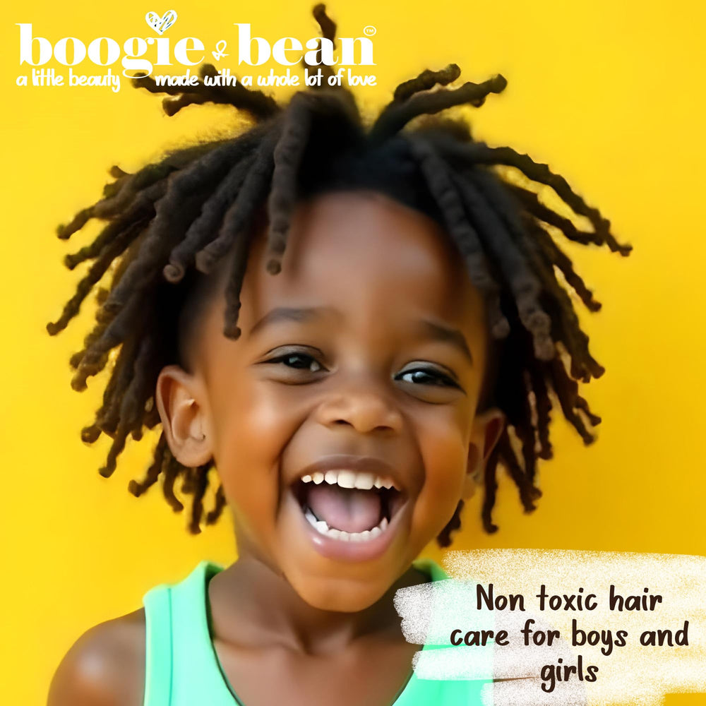 Boogie and Bean : étiquette montrant ingrédients naturels.